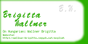 brigitta wallner business card